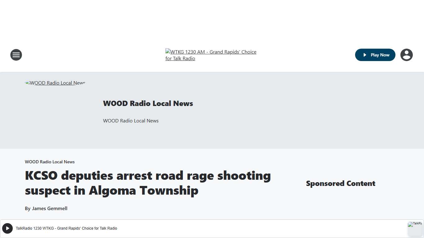 KCSO deputies arrest road rage shooting suspect in Algoma Township WTKG 1230 AM WOOD Radio Local News